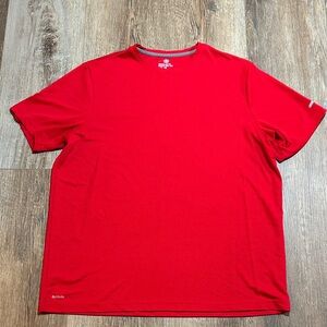 Athletic Works Men's Vivid Red Short Sleeve Tee